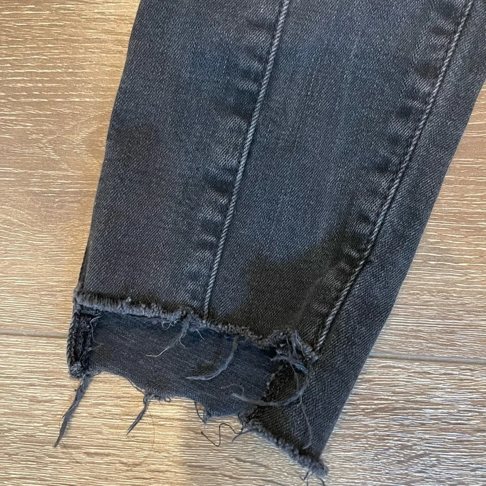 AG Adriano Goldschmied The Farrah Skinny Ankle High Rise Jeans Black - Picture 6 of 12